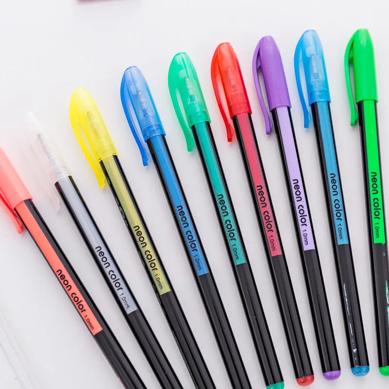 Wholesale Colored Pen Set With Water Calabar Chalk Highlighter